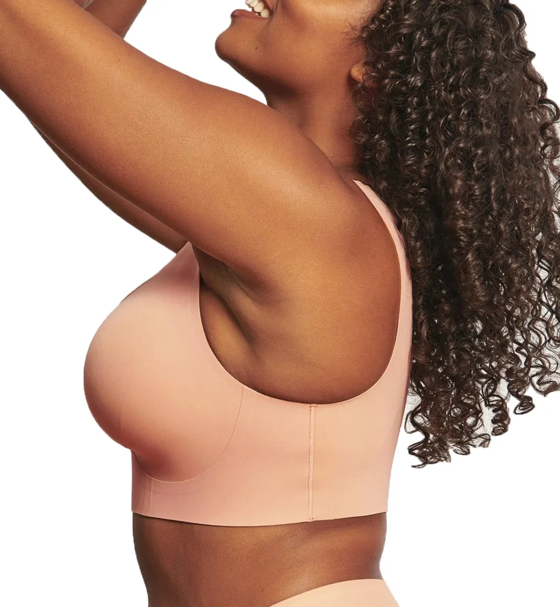 Evelyn & Bobbie EVELYN Deep V-Neck Bralette (1834) - Himalayan Salt