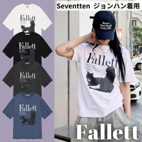 Fallett  |Crew Neck Unisex Linen Blended Fabrics Street Style