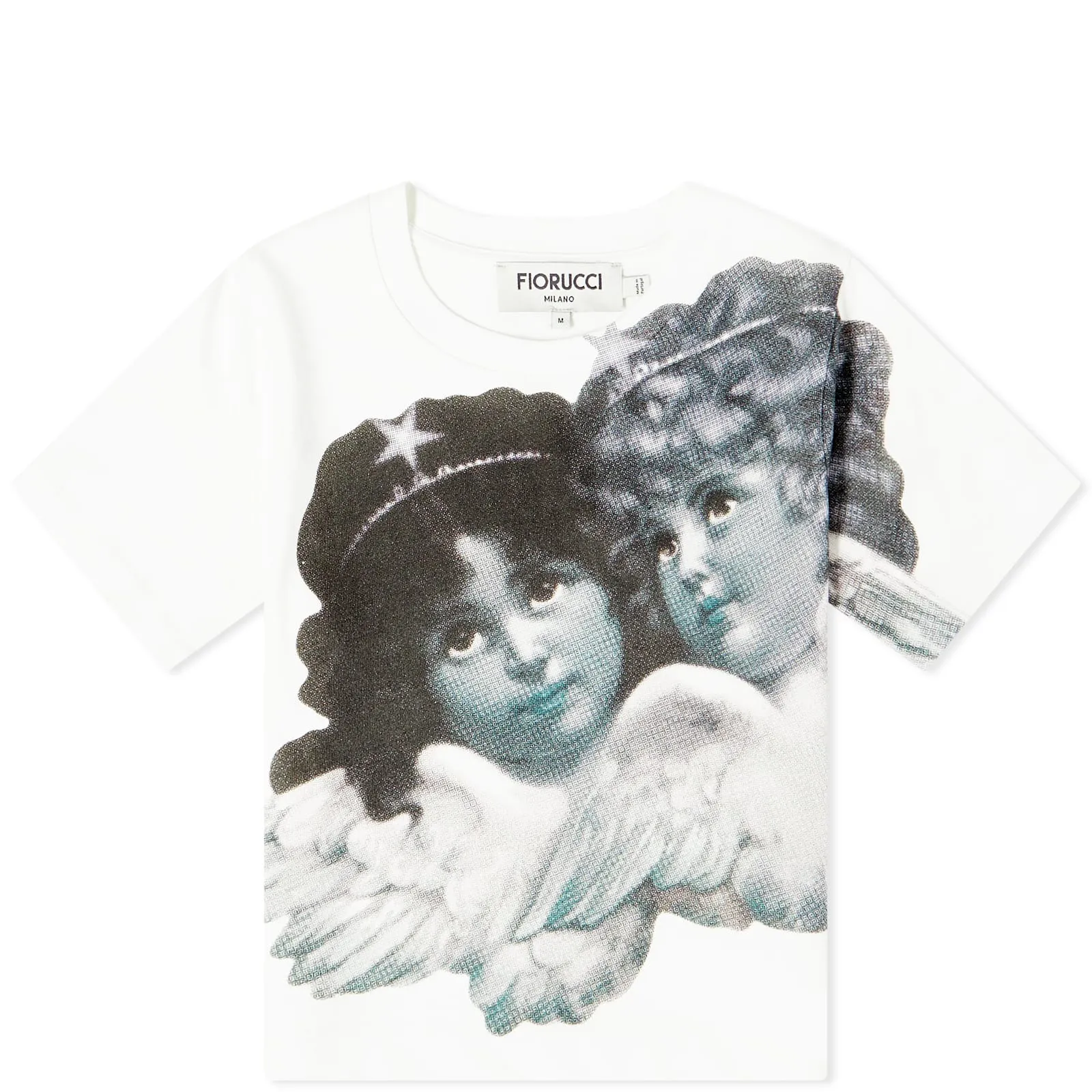 Fiorucci Enlarged Angels Baby T-ShirtWhite