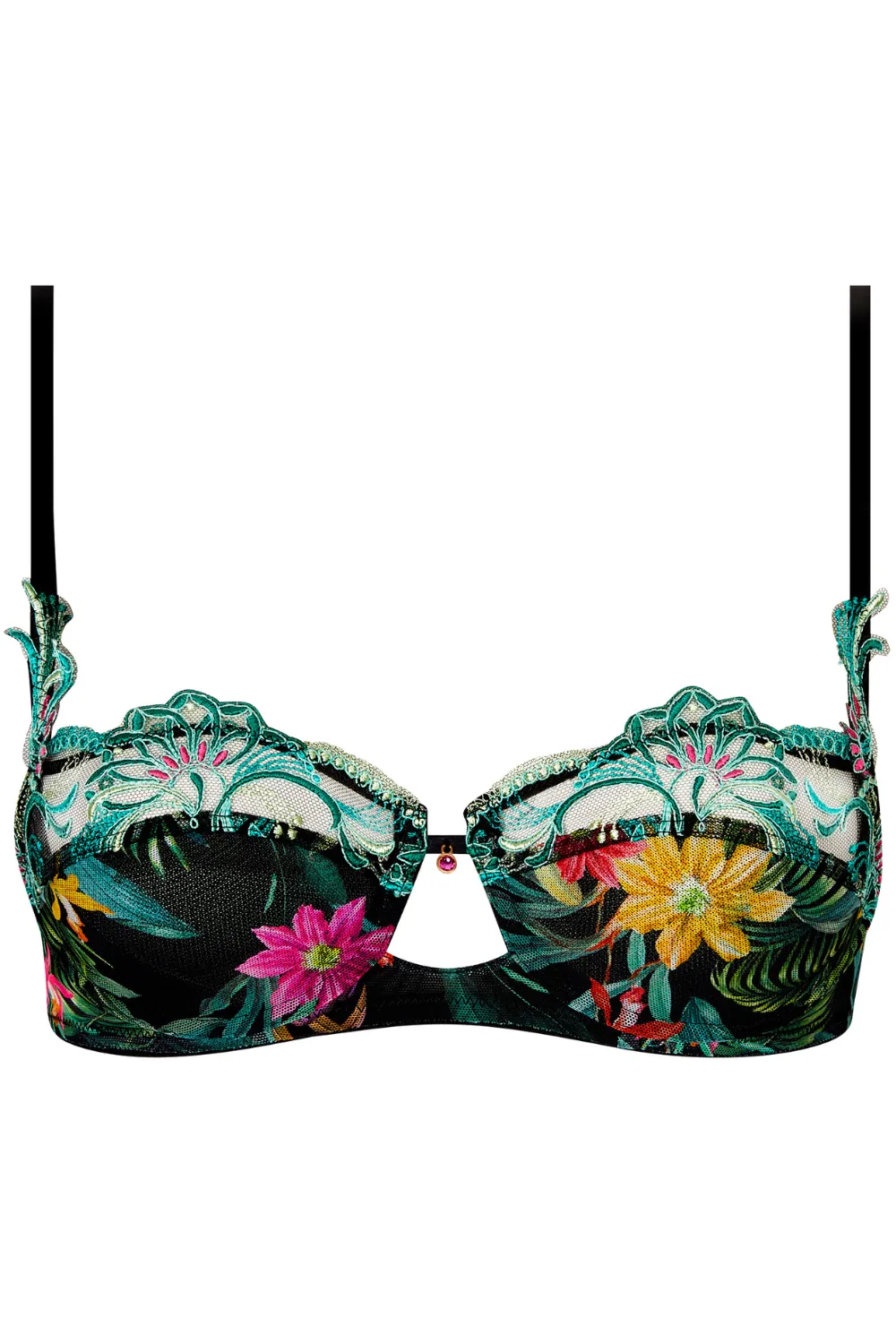 Fleurs Etoiles Half Cup Bra