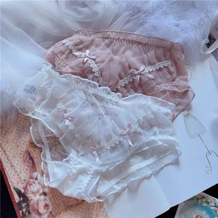 Floral wedding panties