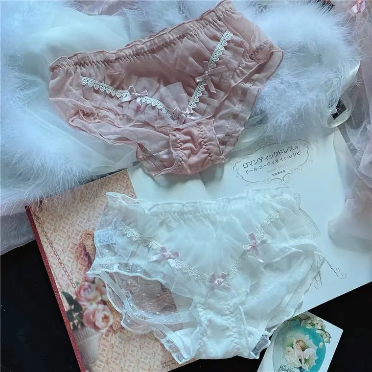 Floral wedding panties