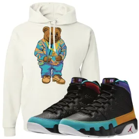 FOOT CLAN | HOODIE | JORDAN 9 DREAM IT DO IT | BIGGIE BEAR | WHITE