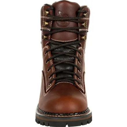 Georgia Boot AMP LT Logger Women's Waterproof Low Heel Logger Boot