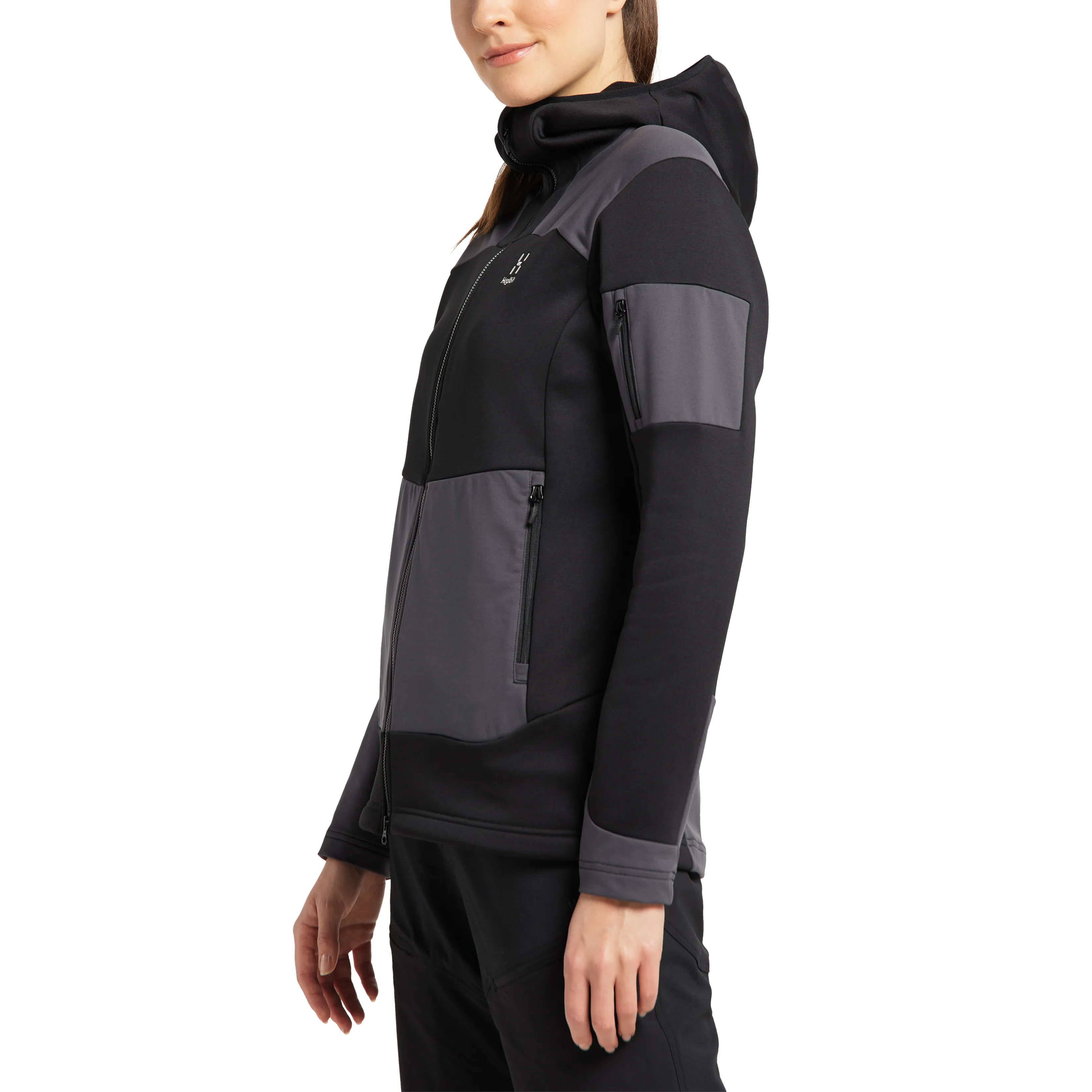 Haglöfs Astral Hood Women's True Black/Magnetite | Buy Haglöfs Astral Hood Women's True Black/Magnetite here | Outnort