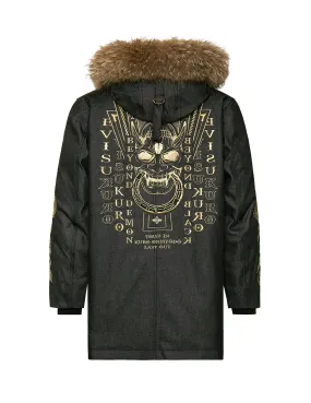 Hannya Heraldry Fur Hood Down Coat