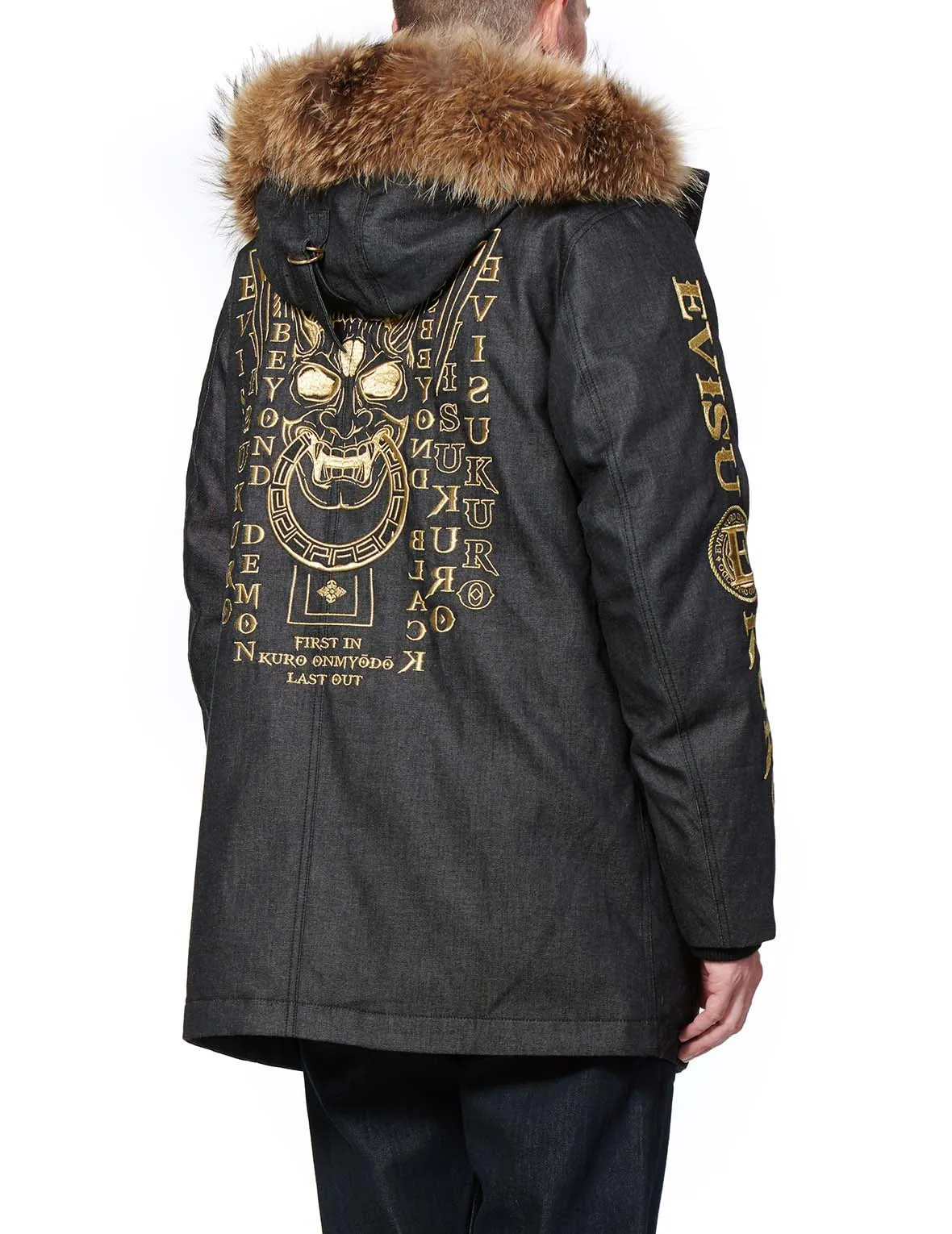 Hannya Heraldry Fur Hood Down Coat