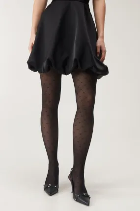 Heart Diamond Patterned Tights