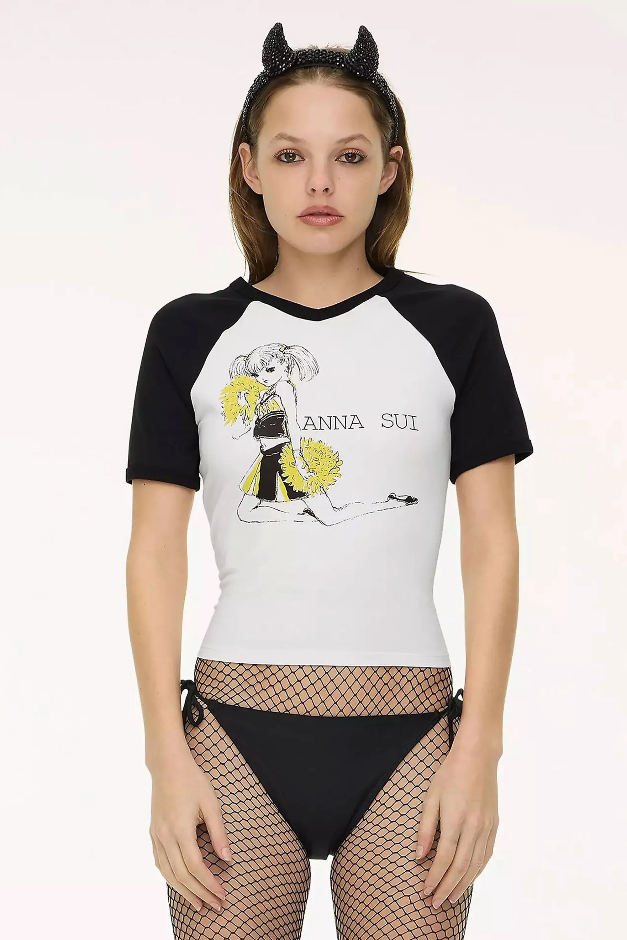 HEAVEN x ANNA SUI CHEERLEADER BABY TEE