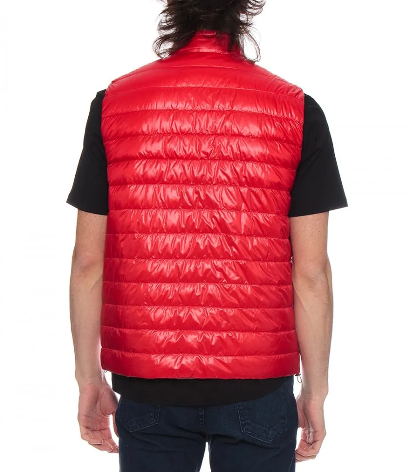 HERNOREVERSIBLE TWO-TONE WAISTCOAT IN NYLON ULTRALIGHT