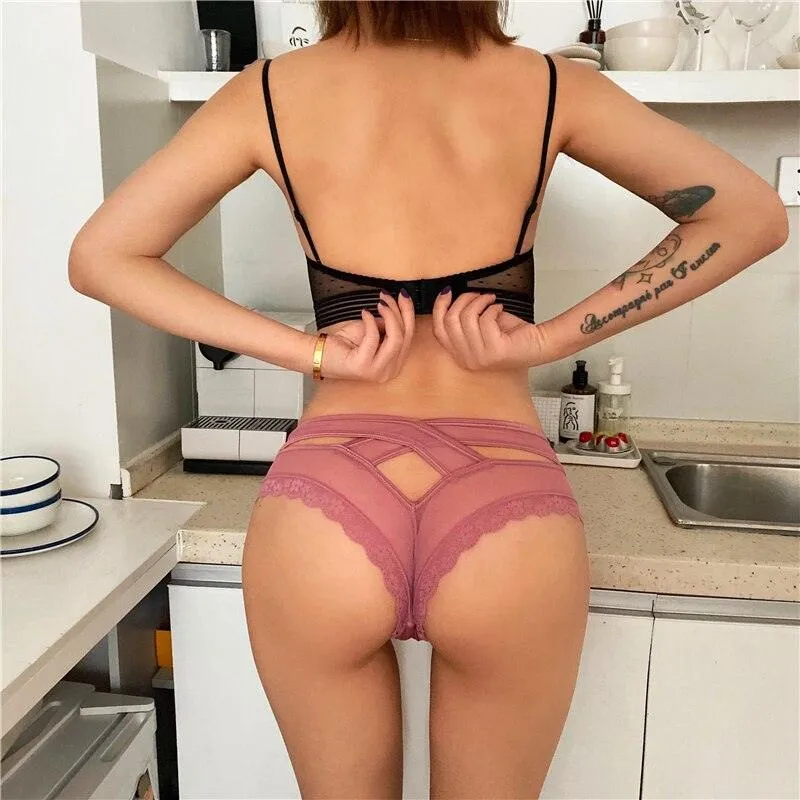 High Waist Thong Bandage Panties