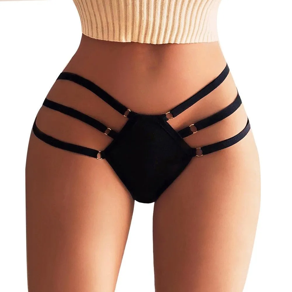 High Waist Thong Bandage Panties