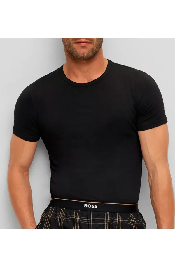 Hugo Boss 2-Pack Tee Side Logo Black