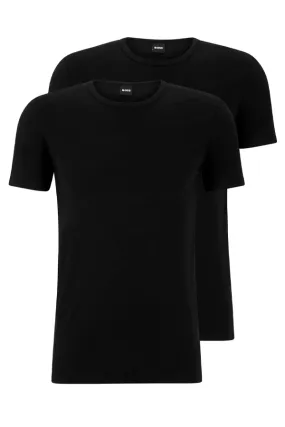 Hugo Boss 2-Pack Tee Side Logo Black