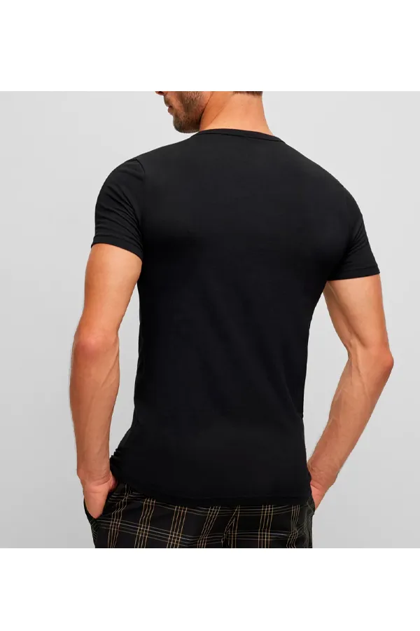 Hugo Boss 2-Pack Tee Side Logo Black