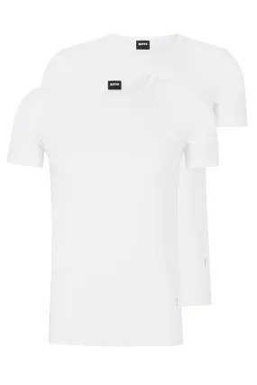 Hugo Boss 2-Pack Tee Side Logo White