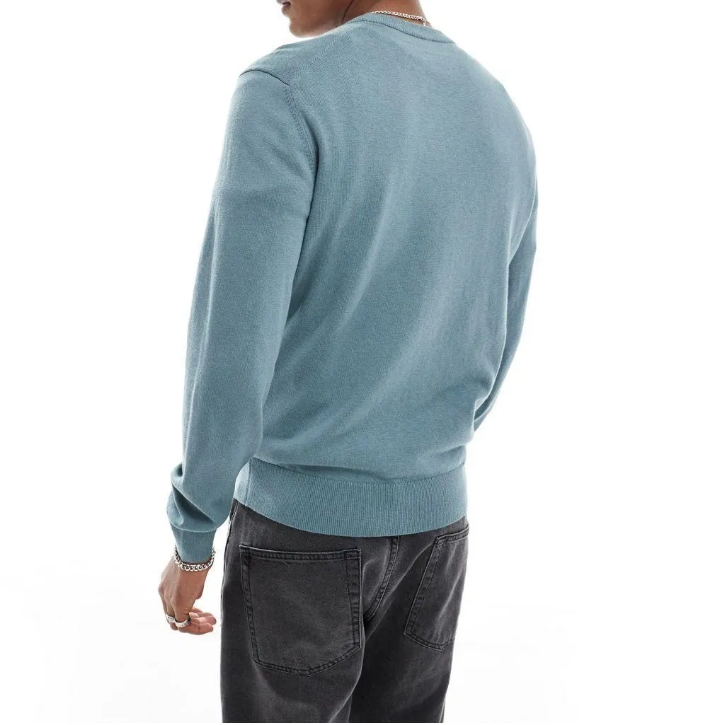 Hugo Boss  |Crew Neck Cashmere Street Style Cotton Logo Sweaters