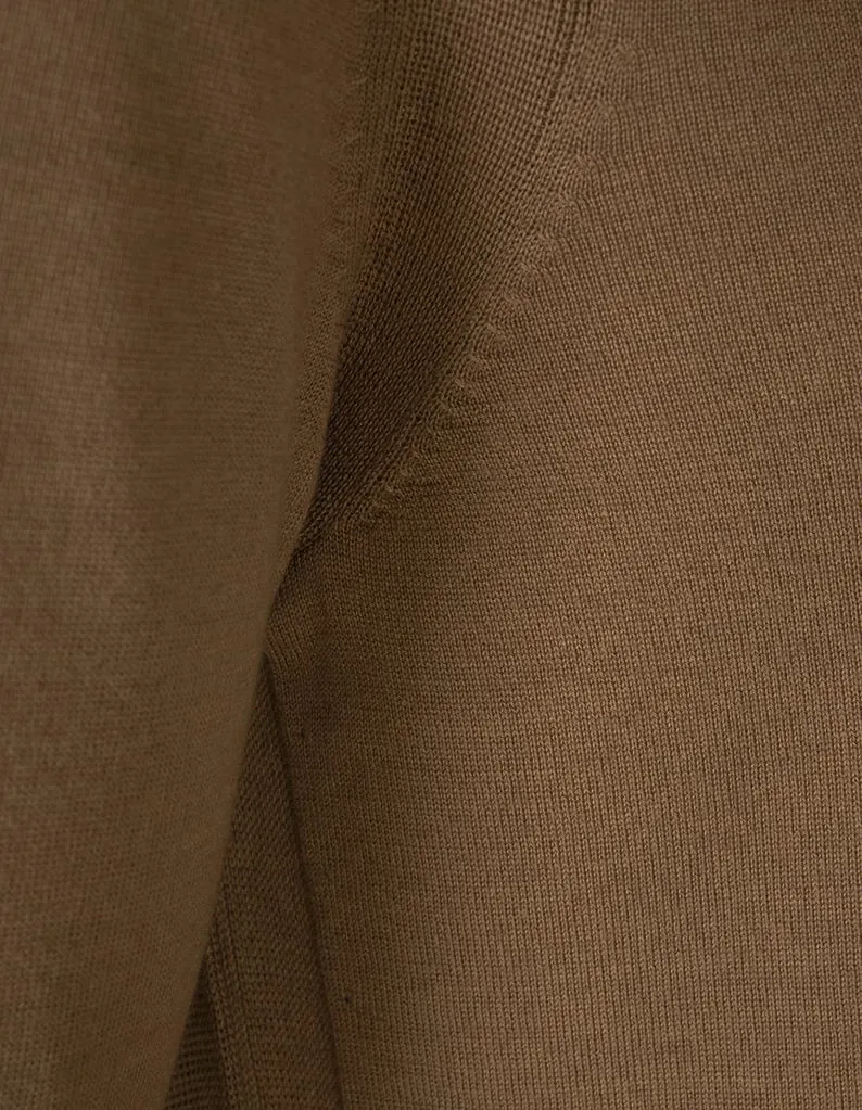 Hugo Boss  |Crew Neck Wool Cashmere Silk Long Sleeves Plain Sweaters