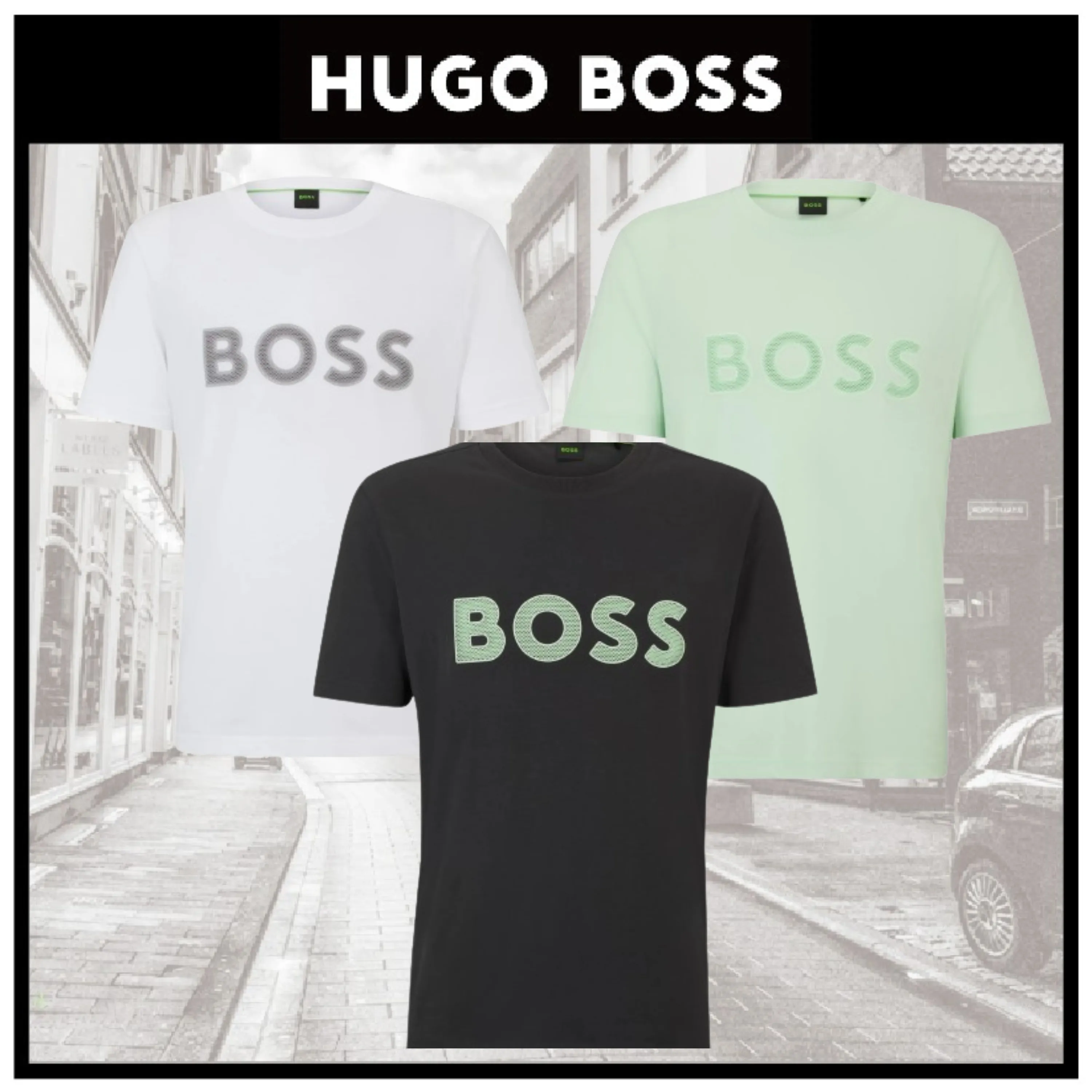 Hugo Boss  |Unisex Street Style Plain Logo T-Shirts