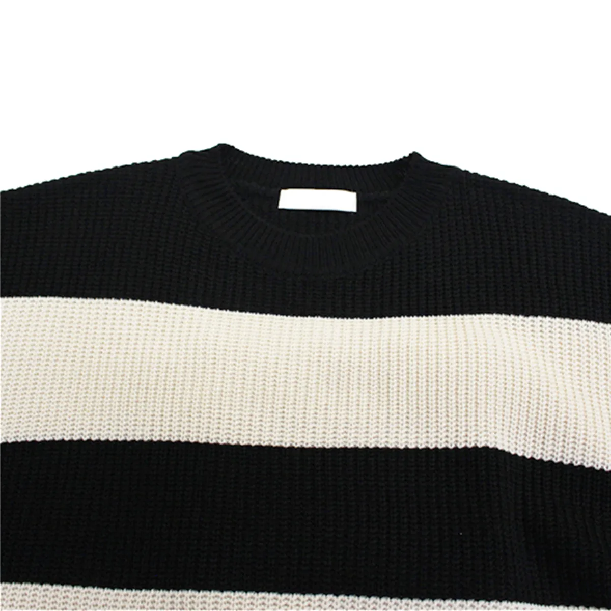 IONSEOUL  |Stripes Unisex Street Style Oversized Sweaters