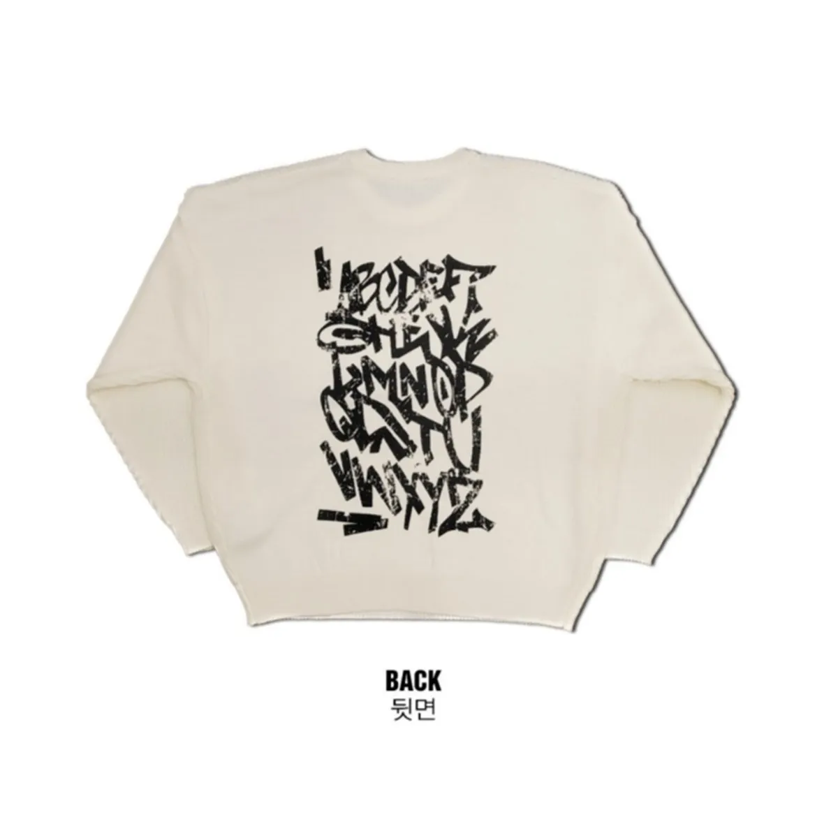 IONSEOUL  |Unisex Street Style Oversized Logo Sweaters