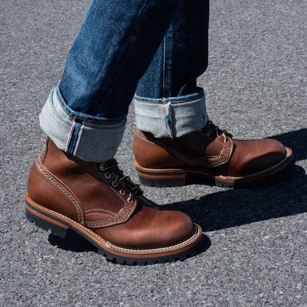 Iron Heart Int'l x Wesco® - 8"  Horween Horsehide Jobmaster® Boot - Brown