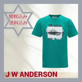 J W ANDERSON  |Cotton Short Sleeves Logo Designers T-Shirts