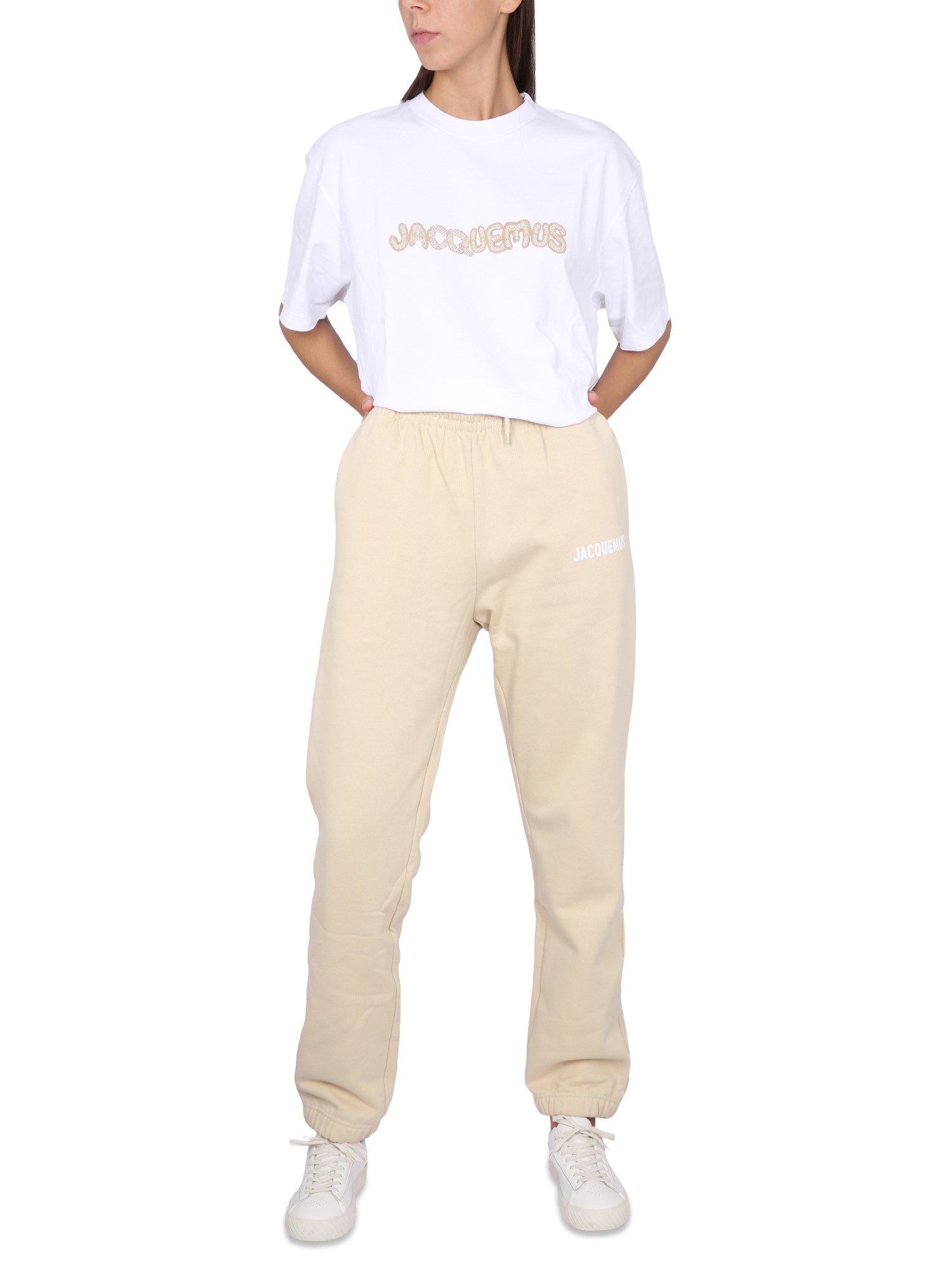 JACQUEMUS    JOGGING PANTS WITH LOGO