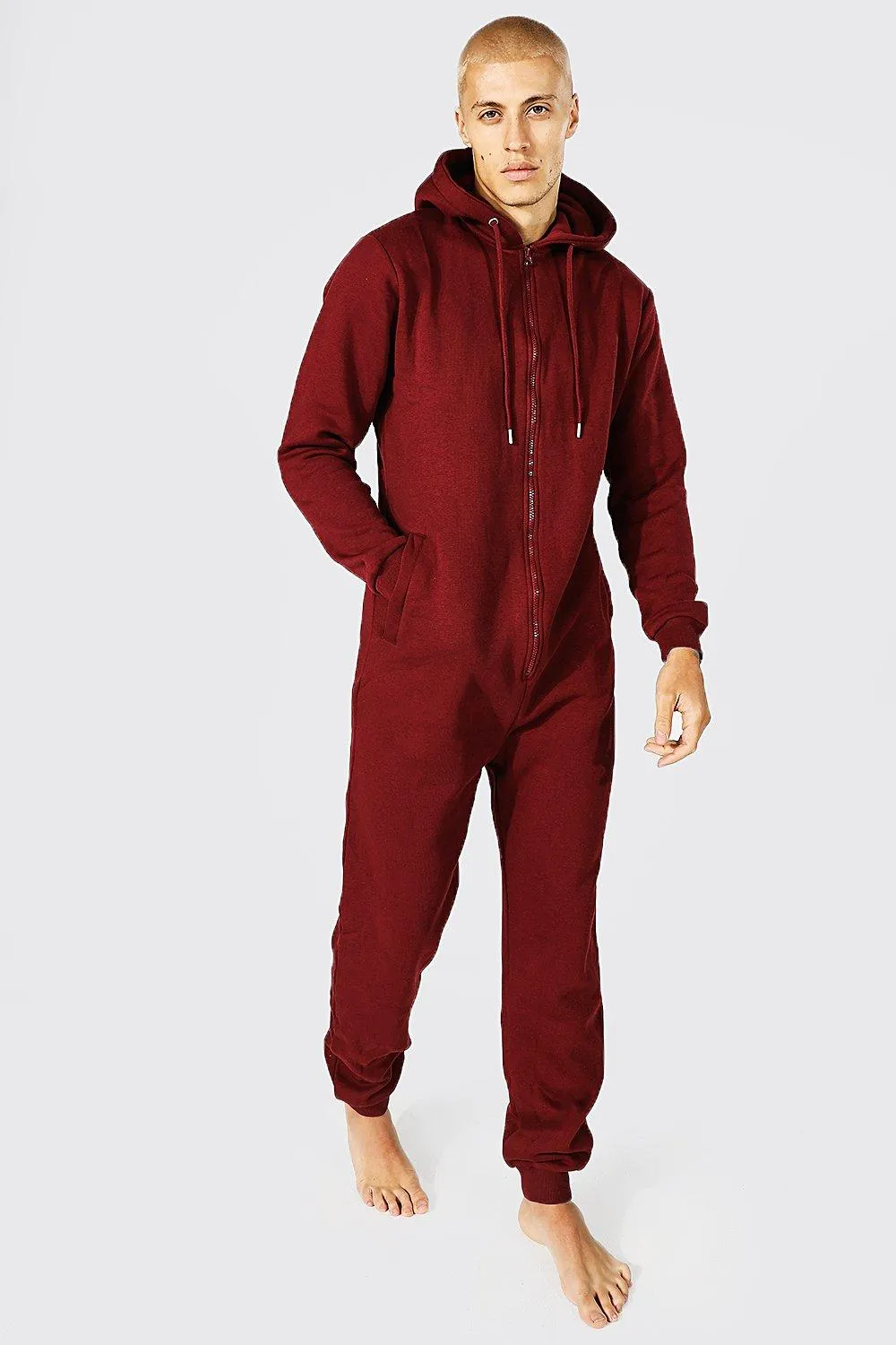 Jersey Brushback Hood Onesie