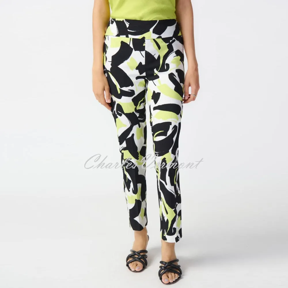 Joseph Ribkoff Abstract Print Trouser - Style 241266