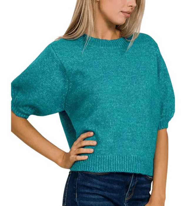 Kerry Puff Short Sleeve Sweater