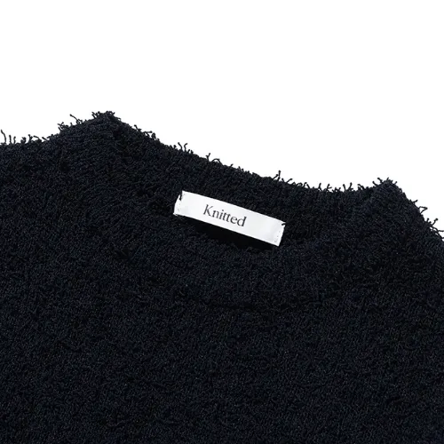 KNITTED  |Unisex Street Style Logo Sweaters