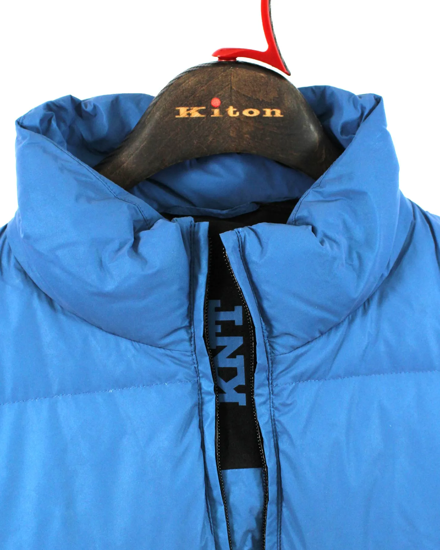 KNT Kiton Blue Vest - Down filled Puffer Vest EUR 56 / XXL