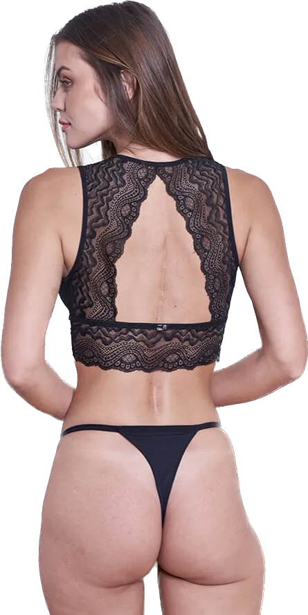 Lace Bralette - Crop Top