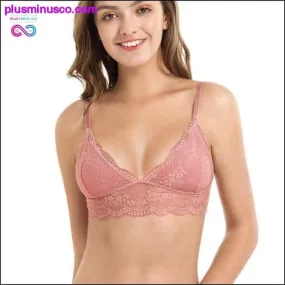 Ladies Lace Bralette Sexy Lingerie Underwear Intimate 3/4