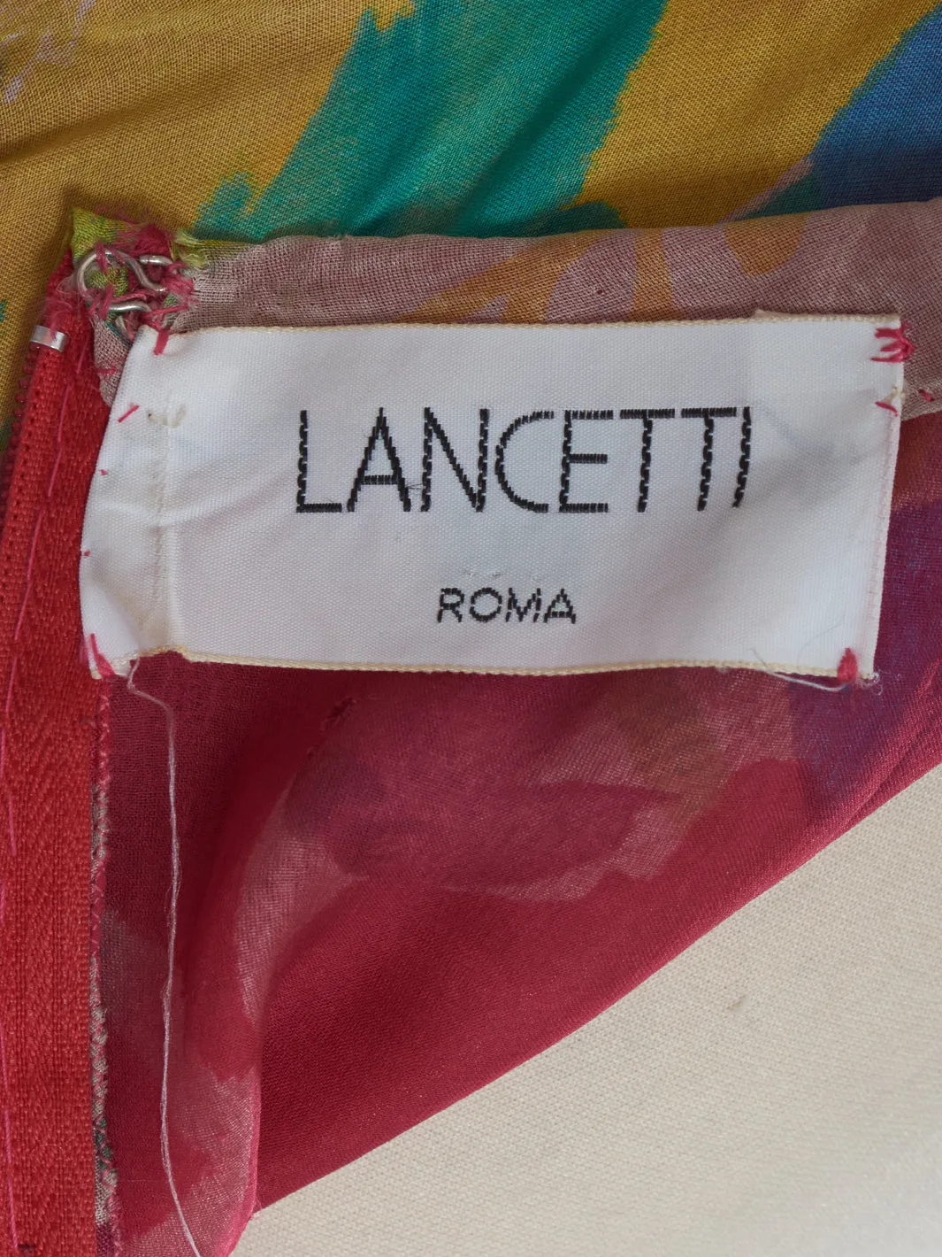 Lancetti Multicolor organza dress