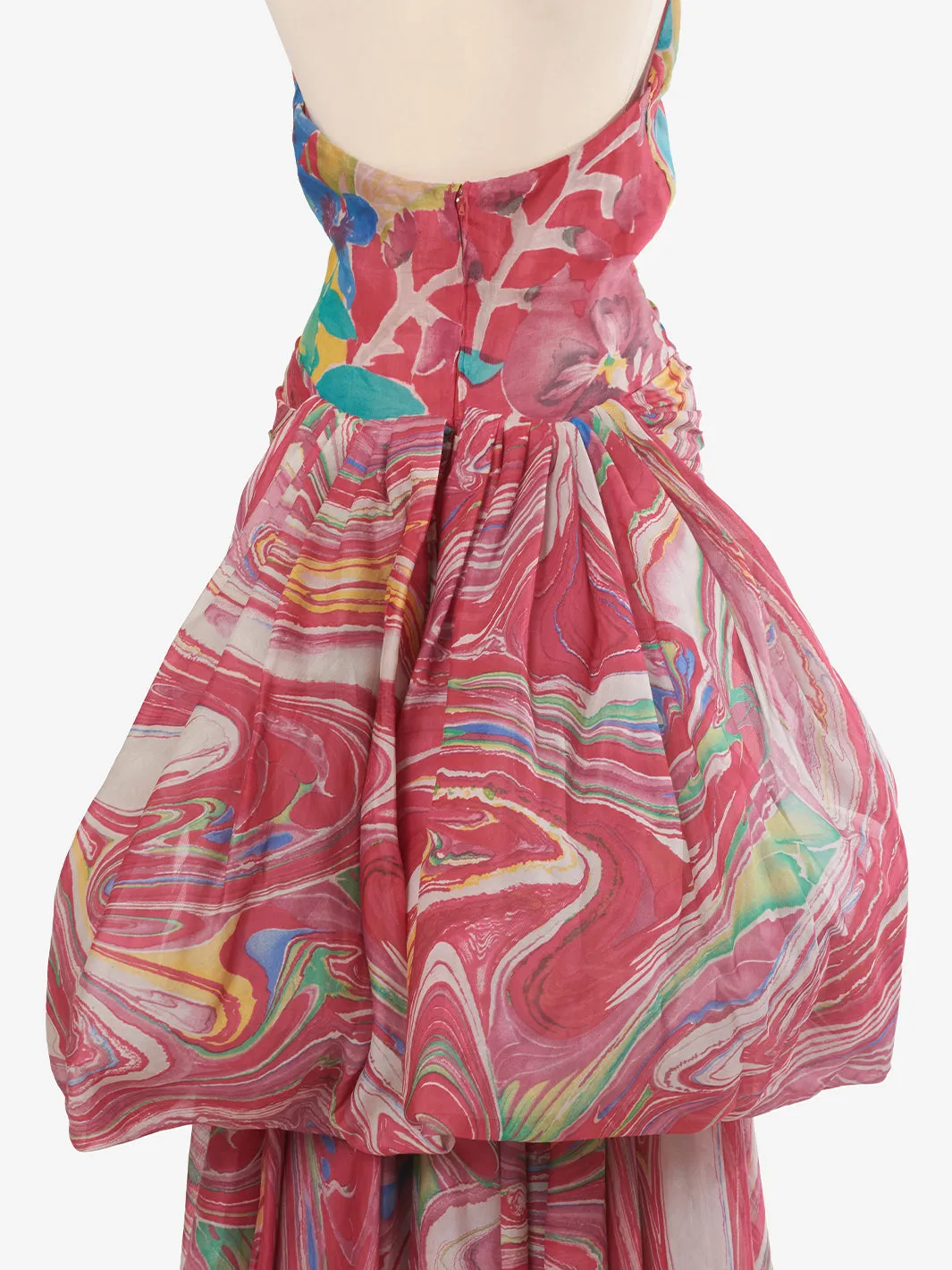 Lancetti Multicolor organza dress