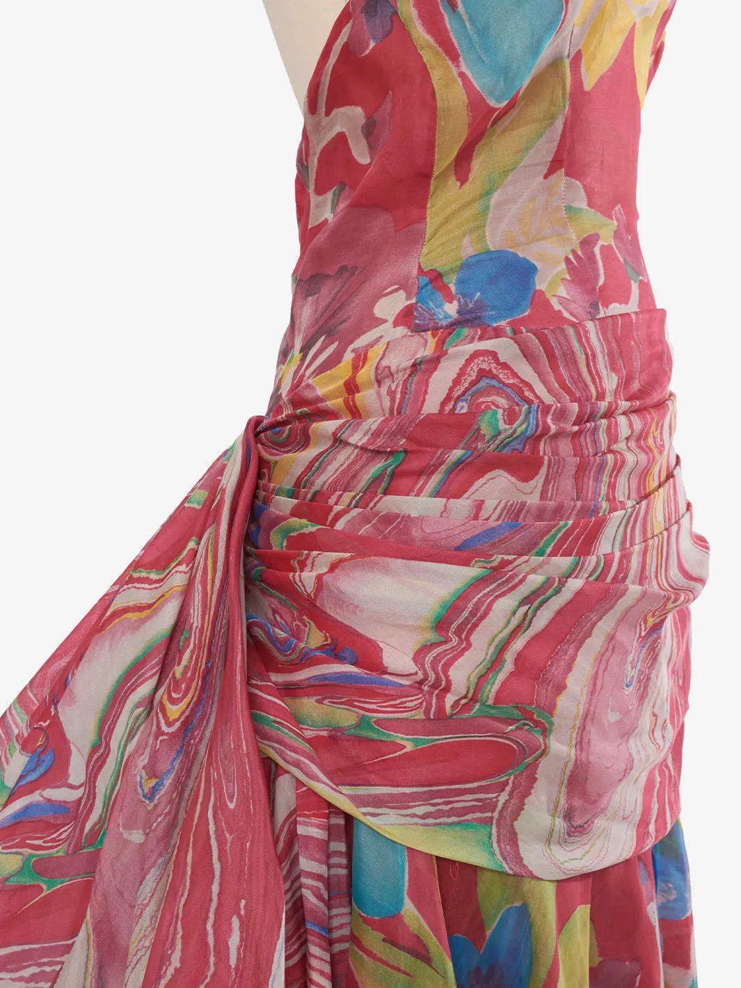 Lancetti Multicolor organza dress