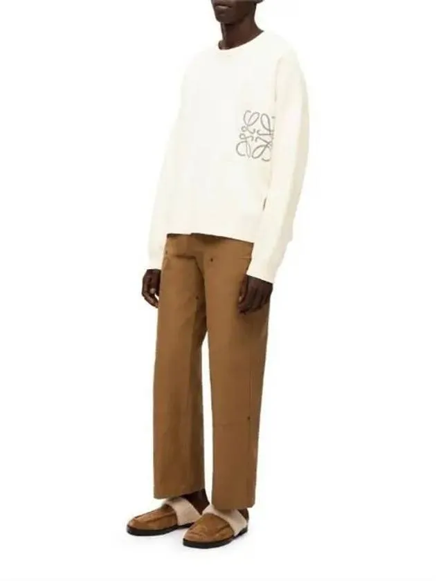 LOEWE  |Nylon U-Neck Long Sleeves Plain Cotton Logo Luxury