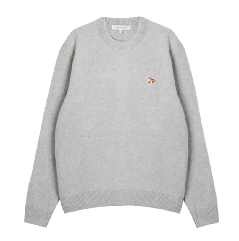 MAISON KITSUNE  |Unisex Street Style Logo Designers Sweaters