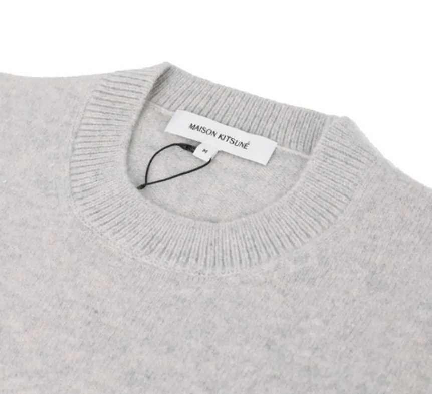 MAISON KITSUNE  |Unisex Street Style Logo Designers Sweaters