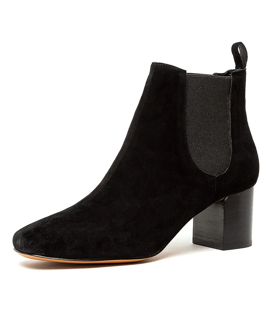 MOLLINI Char Black Black Heel Suede