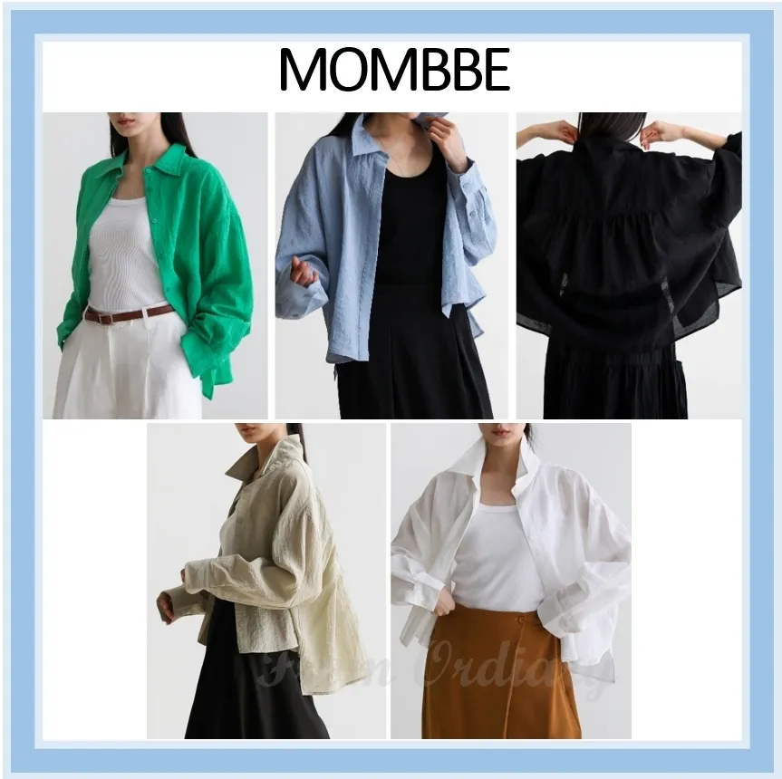 MOMBBE  |Street Style Shirts & Blouses