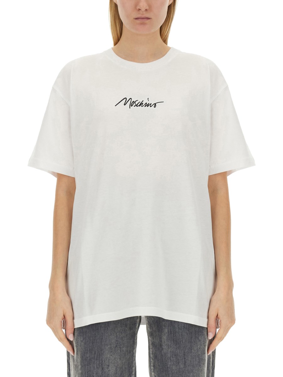 MOSCHINO    T-SHIRT CON LOGO