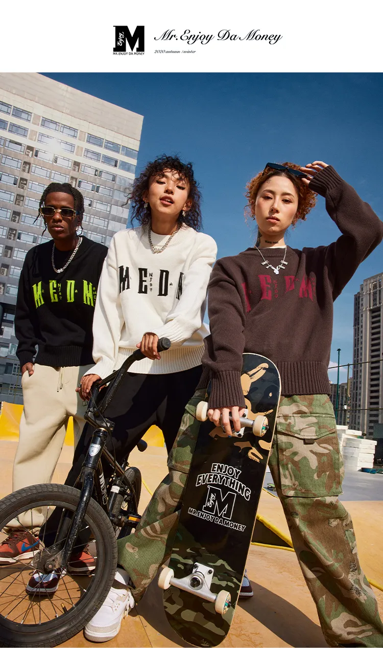 MR. ENJOY DA MONEY  |Unisex Street Style Sweaters