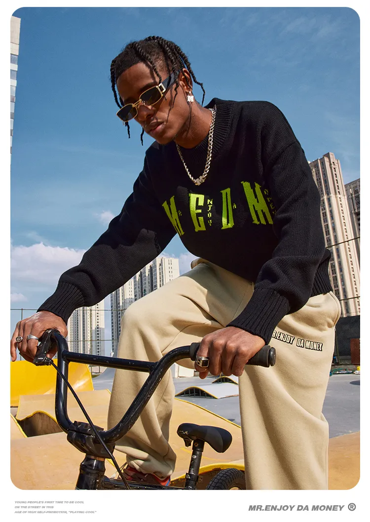 MR. ENJOY DA MONEY  |Unisex Street Style Sweaters