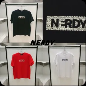 NERDY  |[NERDY] ★24SS★BLENK FRAME LOGO S/S T-SHIRT