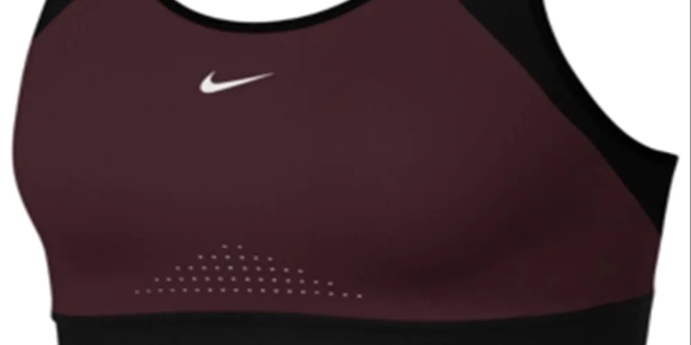 Nike Women's Motion Adapt High Support Compression Sports Bra Brown Size Small