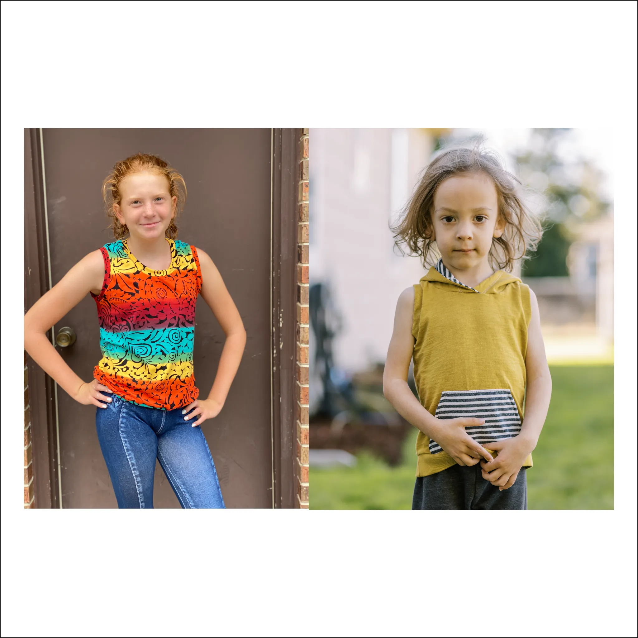 Northlake Tank + Muscle Tank | Newborn to Big Kid Sizes NB-18 | Beginner Level Sewing Pattern