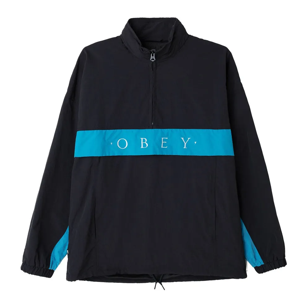 OBEY TITLE ANORAK JACKET // BLACK